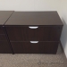 Espresso 2 Drawer Wood Lateral File Cabinet